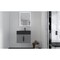 Castello Usa Nile 24-inch Gray Vanity Set with Black Top and Black Handles CB-MC-24G-BL-2053-BL - alternate 2